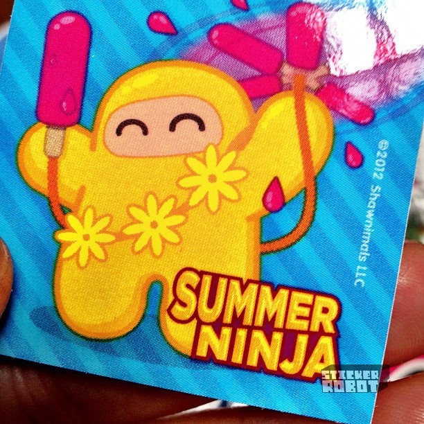 summer ninja sticker