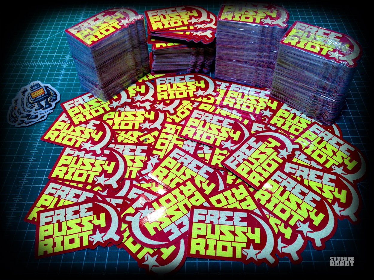 free pussy riot stickers by stickerobot