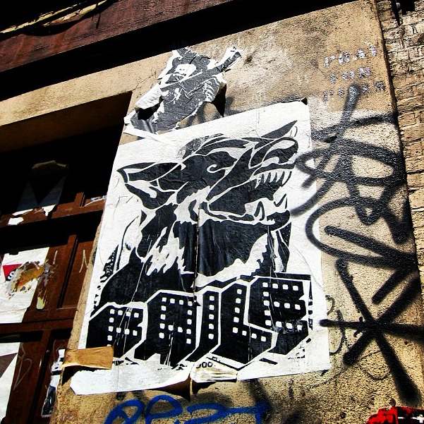 faile wheatpaste art