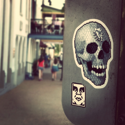 iconic stickers by supersonic electronic and obey giant