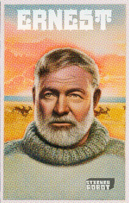 hemmingway sticker