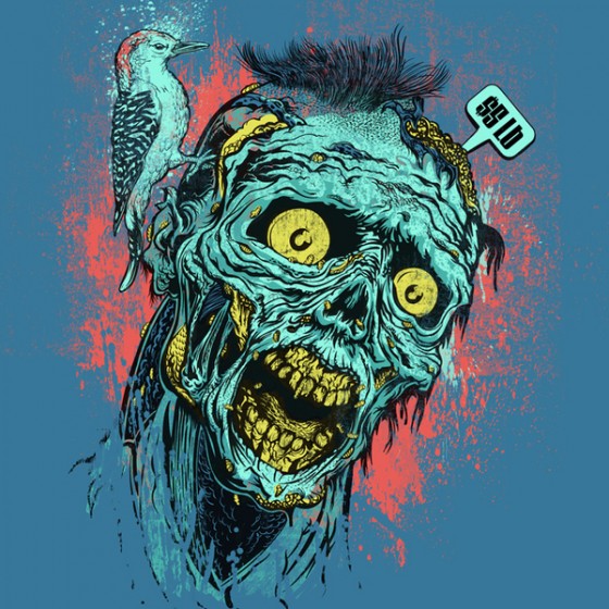 zombie sticker by zombie yeti