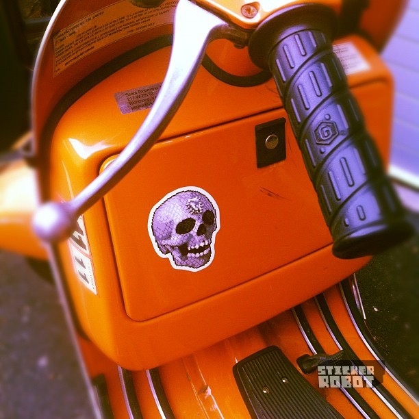 supersonic sticker slapped on a super scooter