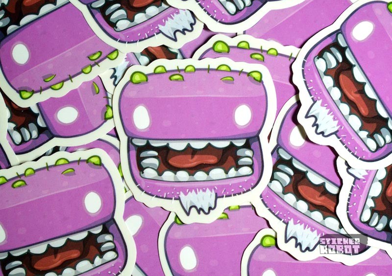 custom diecut sticker shapes