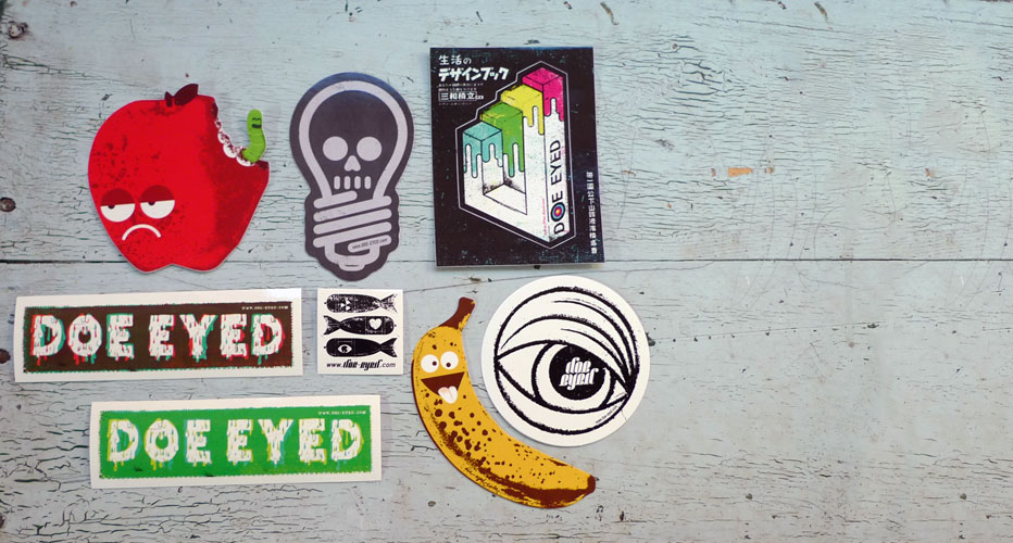 Fun EYE Stickers Collectable Artist 2 Pack Vinyl Art Sticker