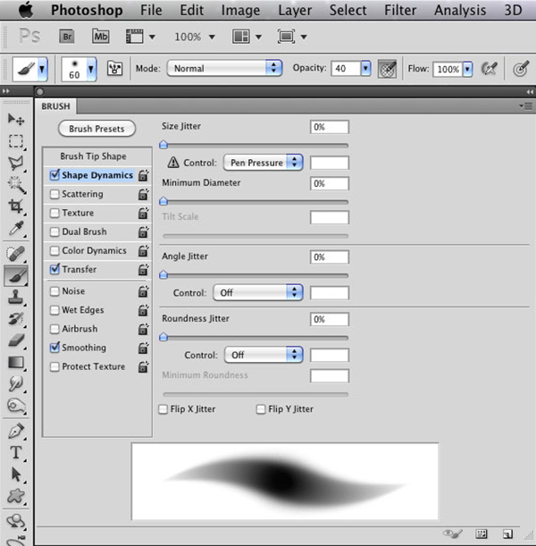 Photoshop Brush Settings for Concept Sketches Sticker Tutorial