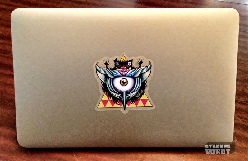 Laptop Sticker selbst gestalten, Vinyl Sticker