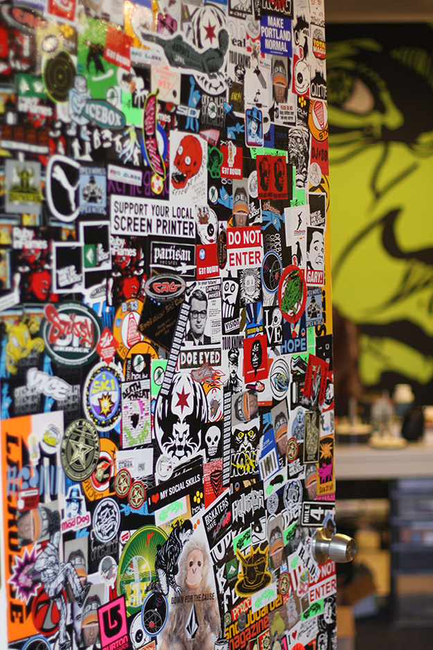 wall-of-silkscreen-stickers