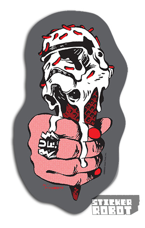 Custom Stormtrooper Vinyl Die Cut Sticker