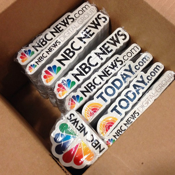 diecut stickers nbc news