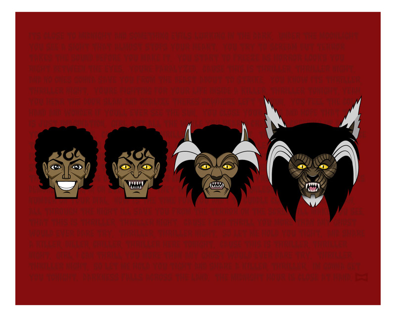 thriller stickers