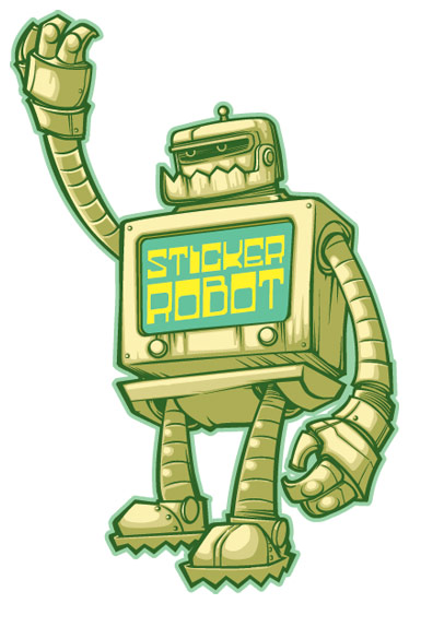 Clear Stickers  Sticker Robot Custom Stickers