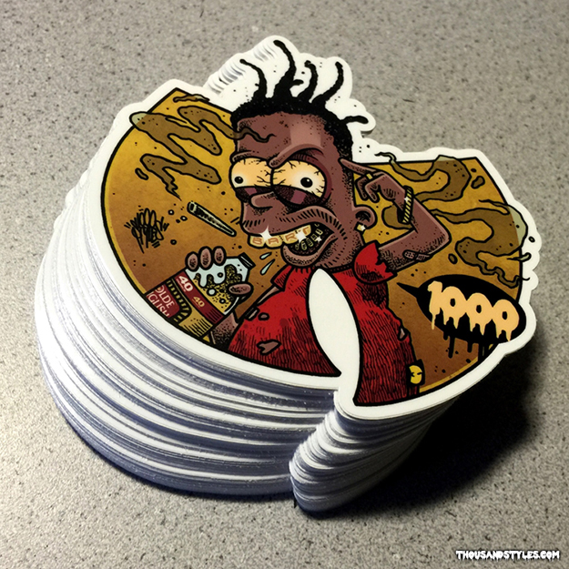 Bootleg Bart Die-Cut Sticker