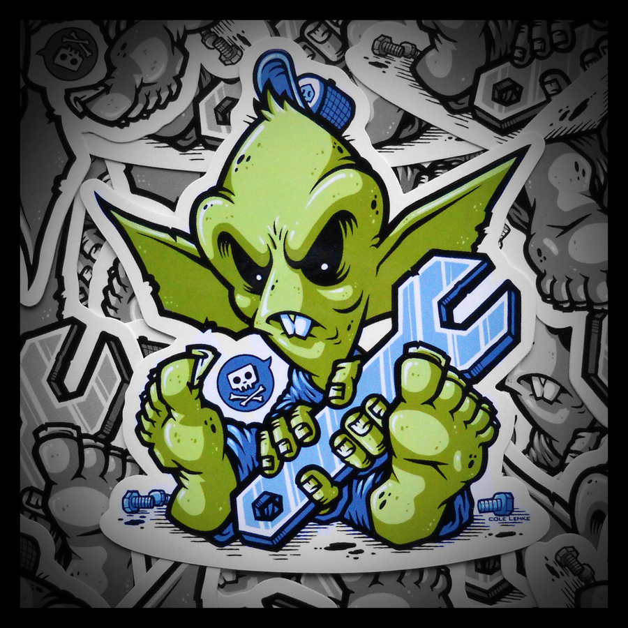 Die Cut LilGremlin Stickers