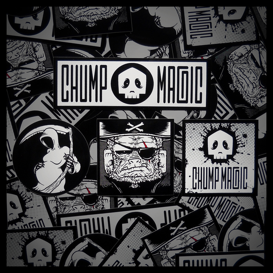 Chump Magic Custom Sticker Art