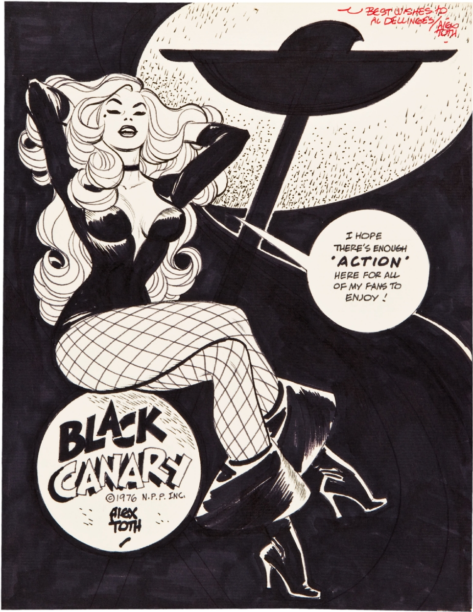 Alex TOth Black Canary