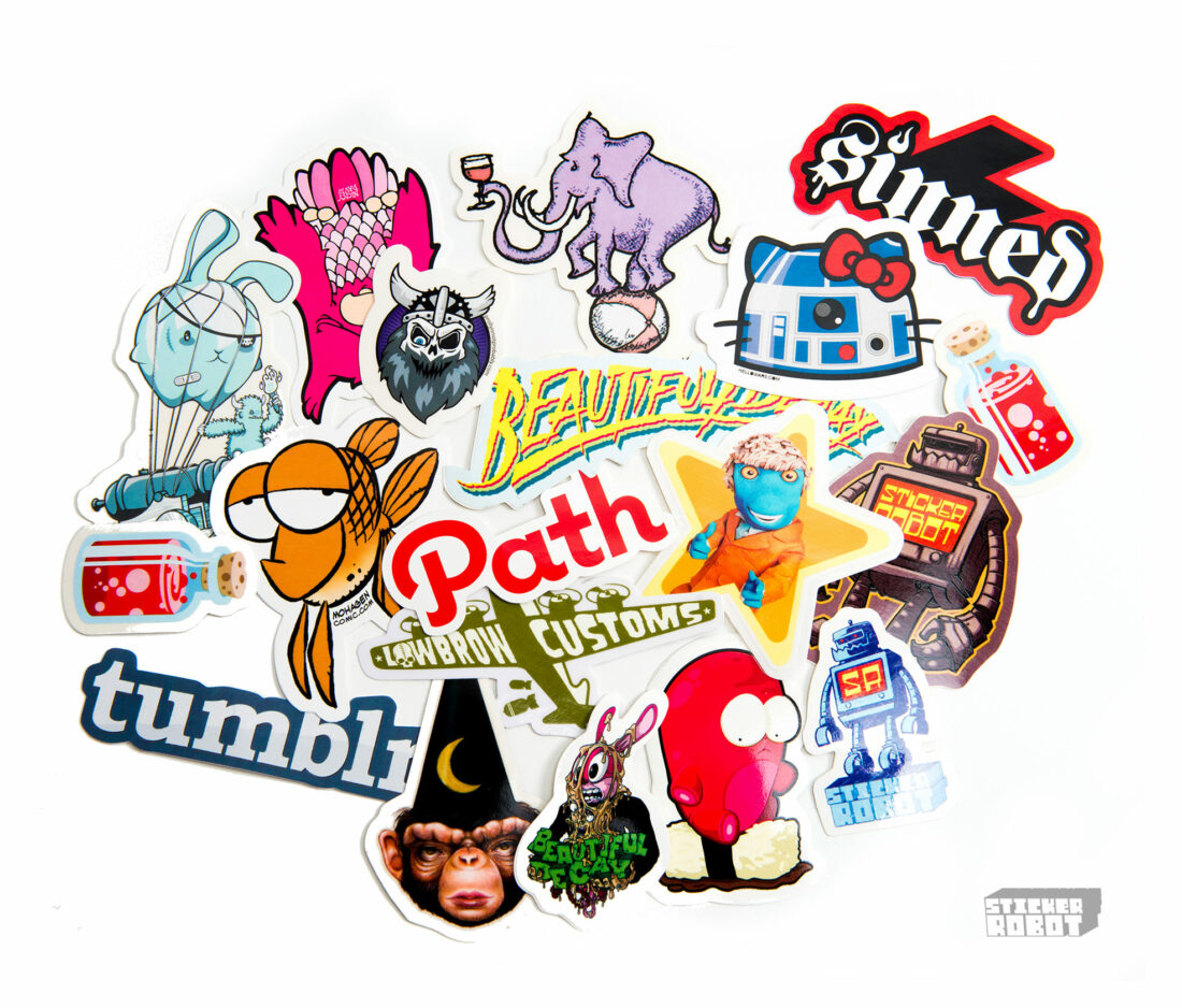 Why Silkscreen? Sticker Robot Custom Stickers