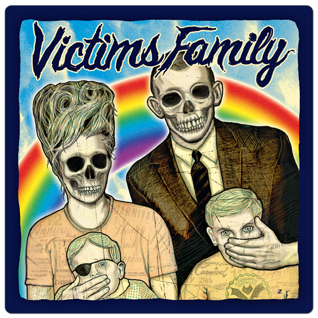 print stickers for my band victims family