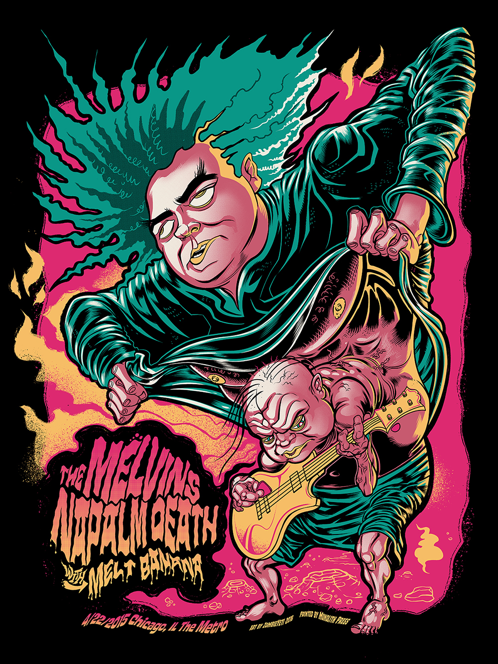 Melvins Gig Poster