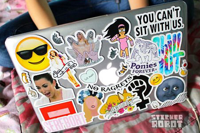 10 Completely Sticker-Covered Laptops | Sticker Robot Custom Stickers