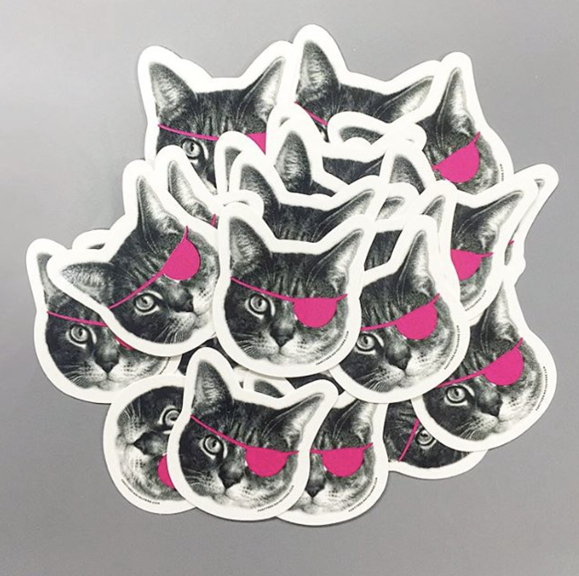 eye patch cat sticker