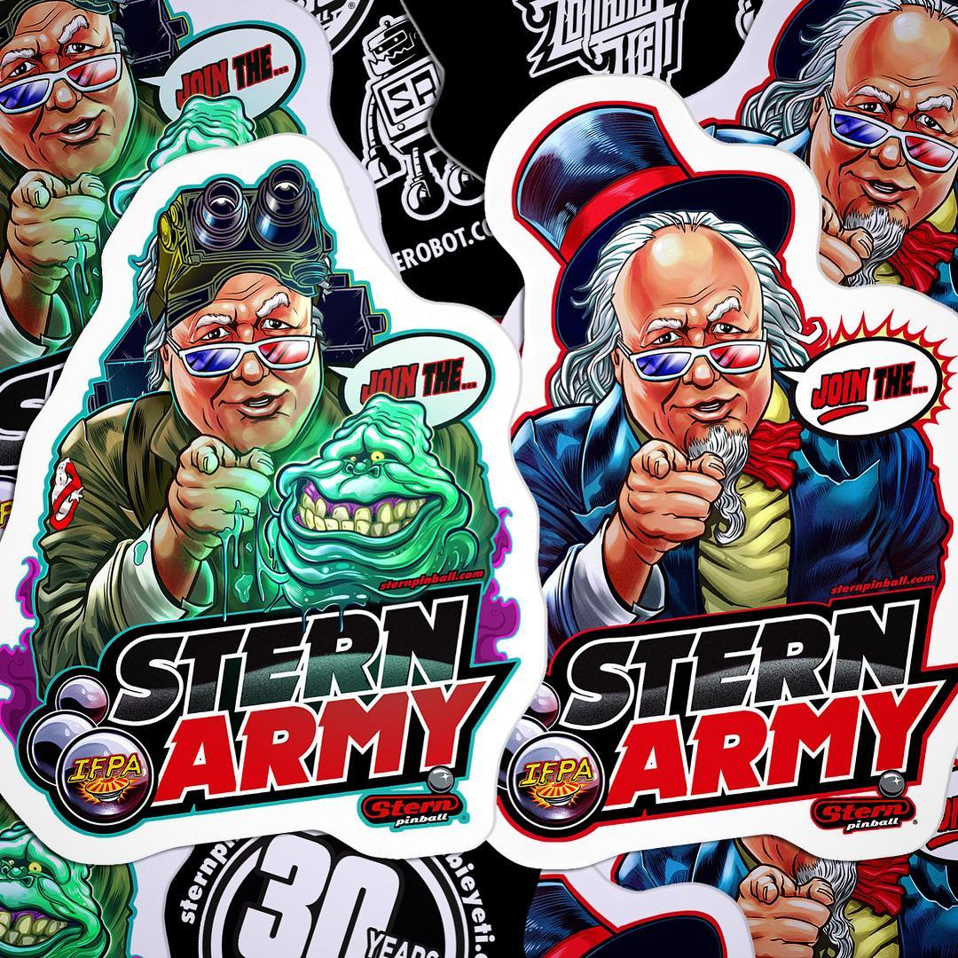 Stern Sticker Pack Pinball