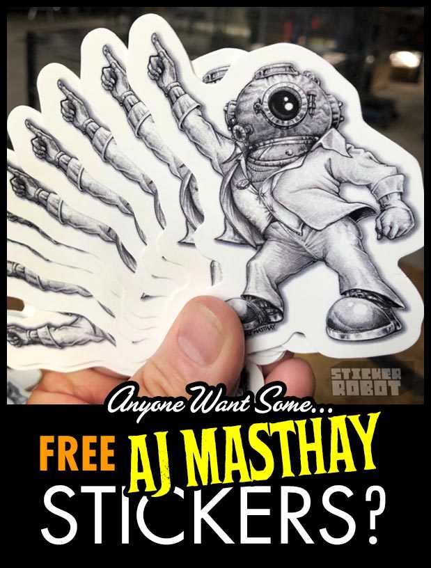 free sticker giveaway sticker robot