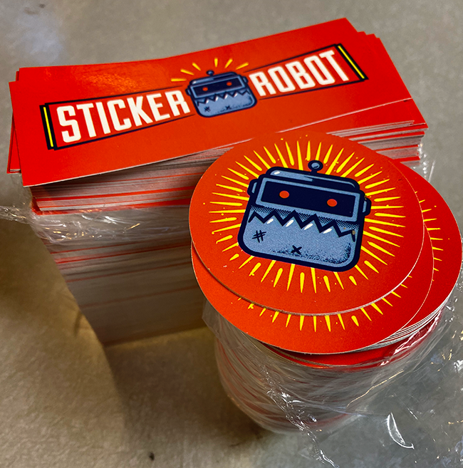 Free Custom Shape Vinyl Stickers