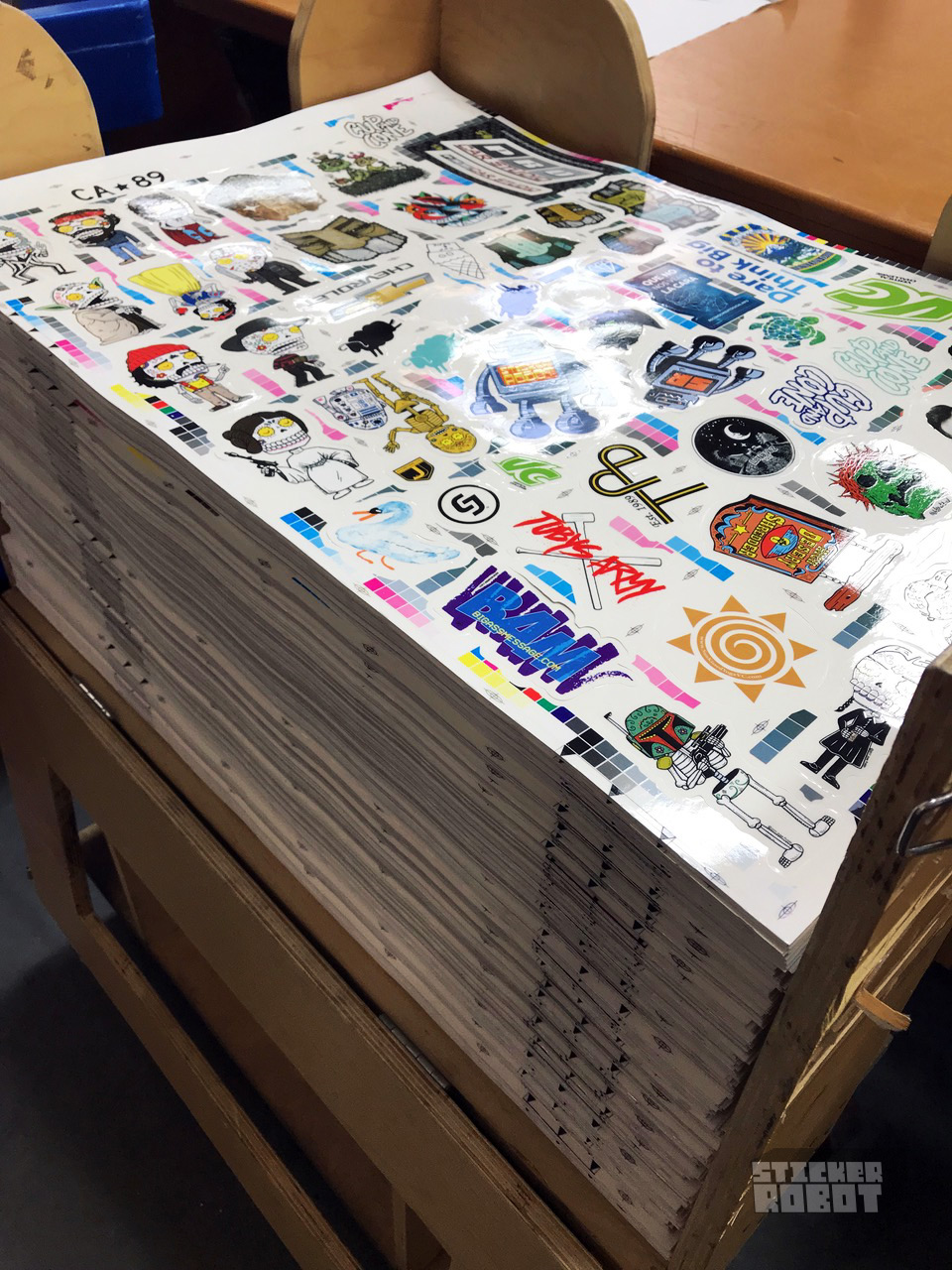 Why Silkscreen?  Sticker Robot Custom Stickers