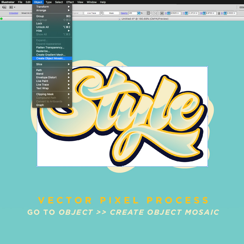 Tutorial How To Make A Vector Pixel Sticker Design In Adobe Illustrator Laptrinhx News