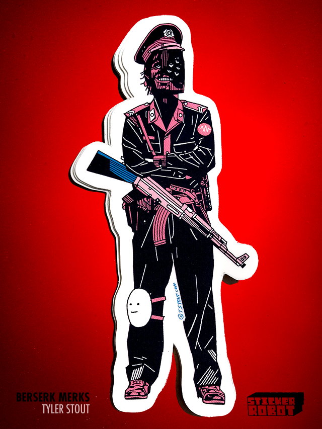 Despot Zed - Tyler Stout Die Cut Sticker