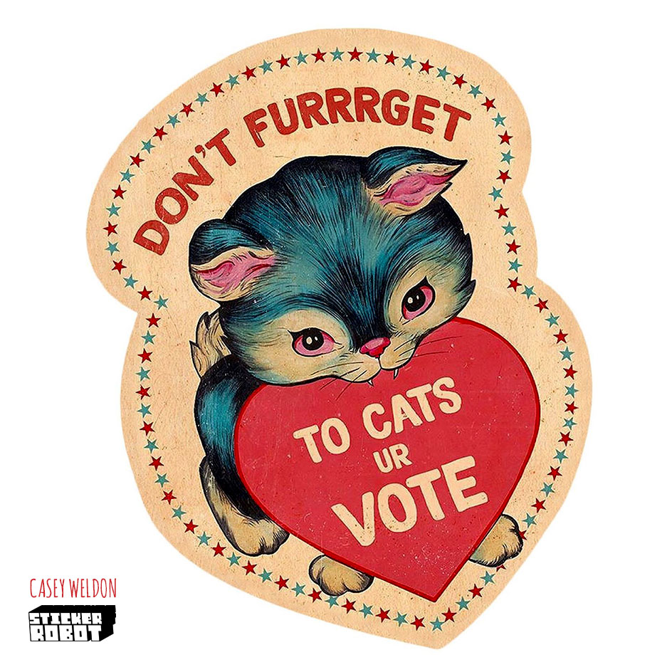 dont forget to vote stickers 2020