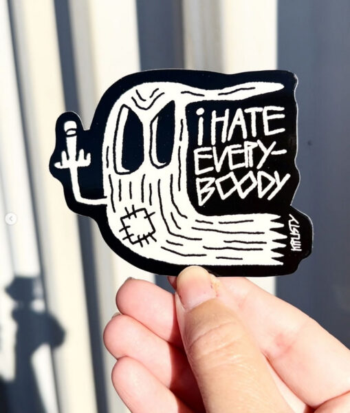 krustystuff day 20 sticker by artist Krusty Stuff