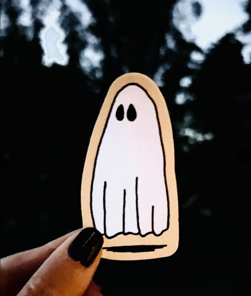 sticker treat day 23 sticker by artist 1975ish