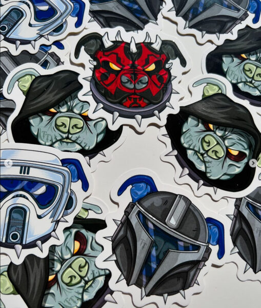 tenacious toys day 19 sticker by artist Tenacious Toys