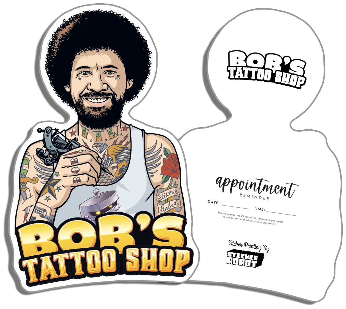 500 Free Stickers Back Printing