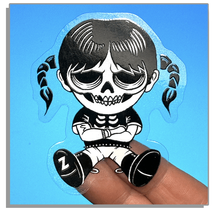 500 Free Stickers Clear Vinyl